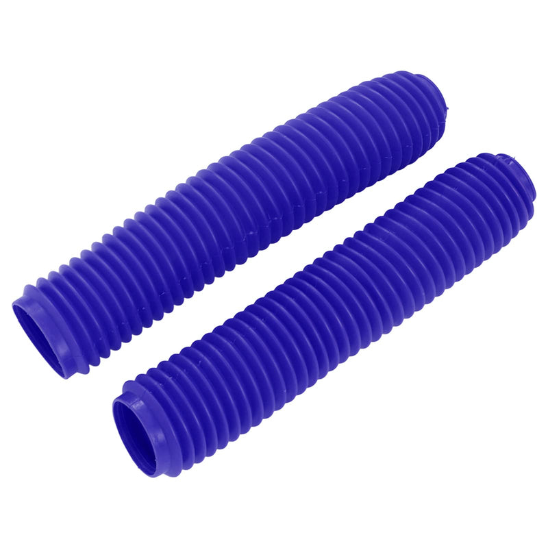 Motorcycle Shock Absorber Boots, Front Fork Dust Cover Replacement for RM125 DR250 DRZ400, Blue Pair