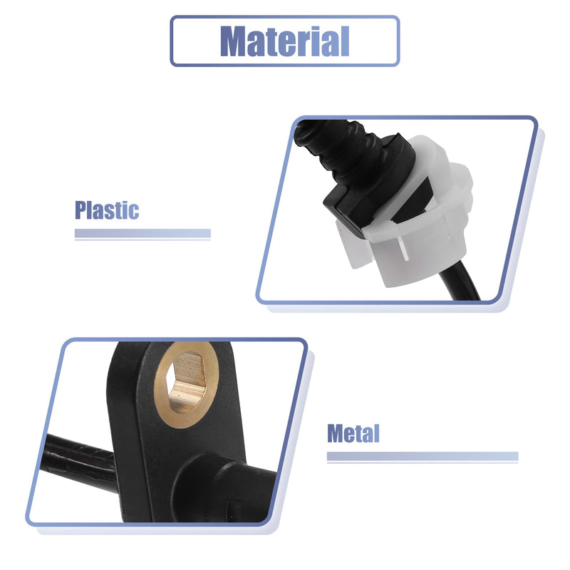 uxcell 2 Pcs Front Left Right ABS Sensor Wheel Speed Sensor No.57455-SFJ-W01 for Honda Odyssey 3.5L 2005-2008