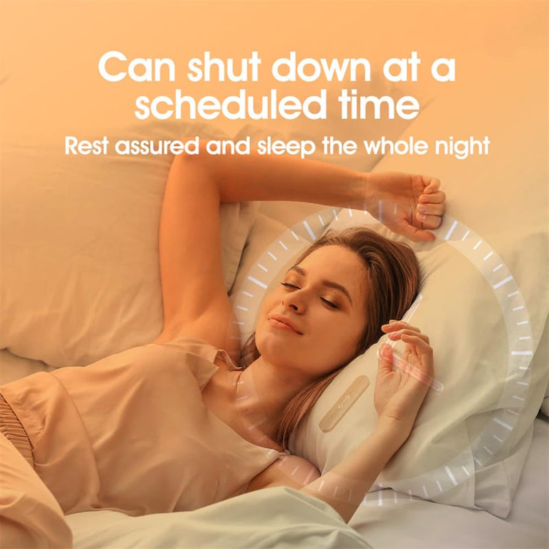 Pillow Speaker for Sleeping, Mini Bone Conduction Portable Sleep Aid with Stereo Bass, Bluetooth Sleep Bar for Deep Sleeping with White Noise, with Volume Control-Supports TF Function 1