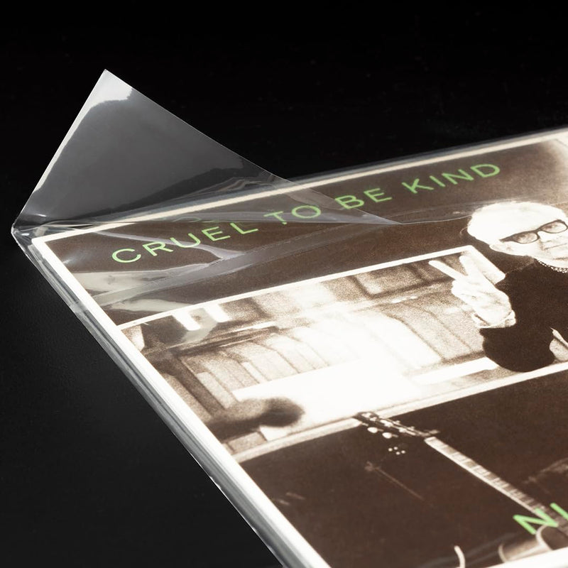  [AUSTRALIA] - 45 rpm RESEALABLE Outer Sleeves - 50 -Pack - Crystal-Clear Polypropylene - USA Made - 2mil Thick - Acid-Free Archival Quality for 7" Vinyl Records