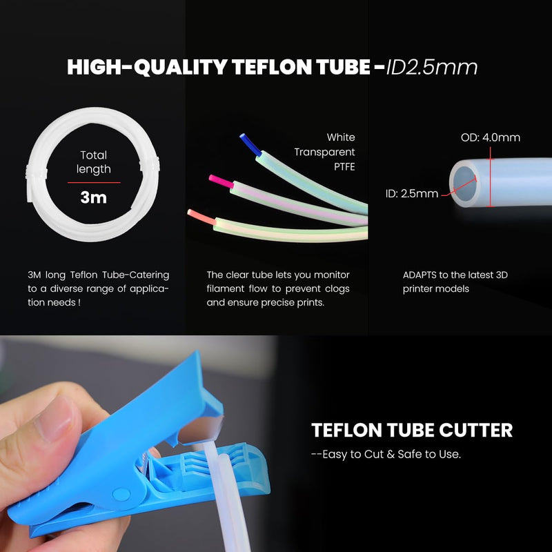 3D Printer Tools Kit for Cleaning, Assembly & Print Finishing, Fits FDM Printers