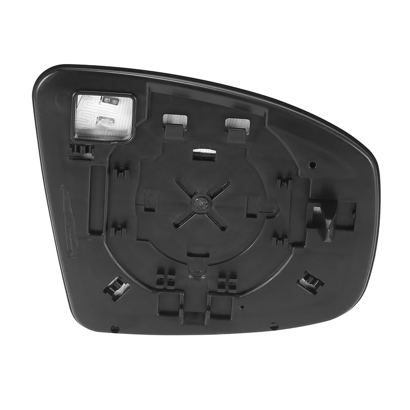  [AUSTRALIA] - X AUTOHAUX Car Rearview Left Driver Side Heated Mirror Glass Replacement W/Backing Plate for Nissan Murano 2009-2014