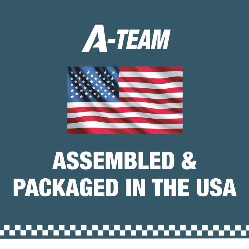 A-Team Performance, 13575 Adhesive Backed Aluminized Fiberglass Heat Shield Barrier Up To 2000 Degrees Fahrenheit Multi-Purpose, Compatible with Firewall Hoods Hoses and Doors 12" x 24" Aluminum