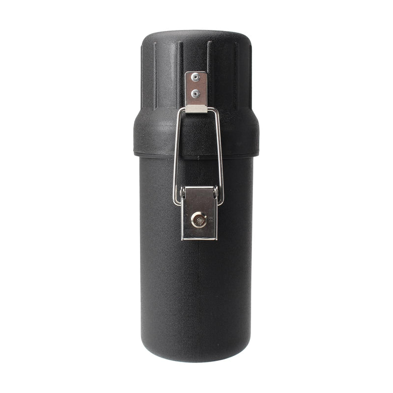 Universal Motorcycle Tool Tube,Motorcycle Storage Box Waterproof - Black(with Lock) Large: 31.5*10.8*10.8cm(with Lock)