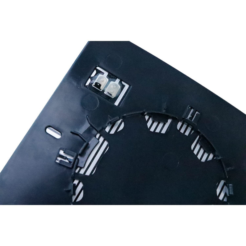 Heated Repl. Glass Right Passenger Side Compatible with Dodge Ram 1500 2500 3500 2009 2010 2011 2012 2013 2014 2015 2016 2018 2019 2020 tow flat mirror big lens Passenger Side Upper (Right)