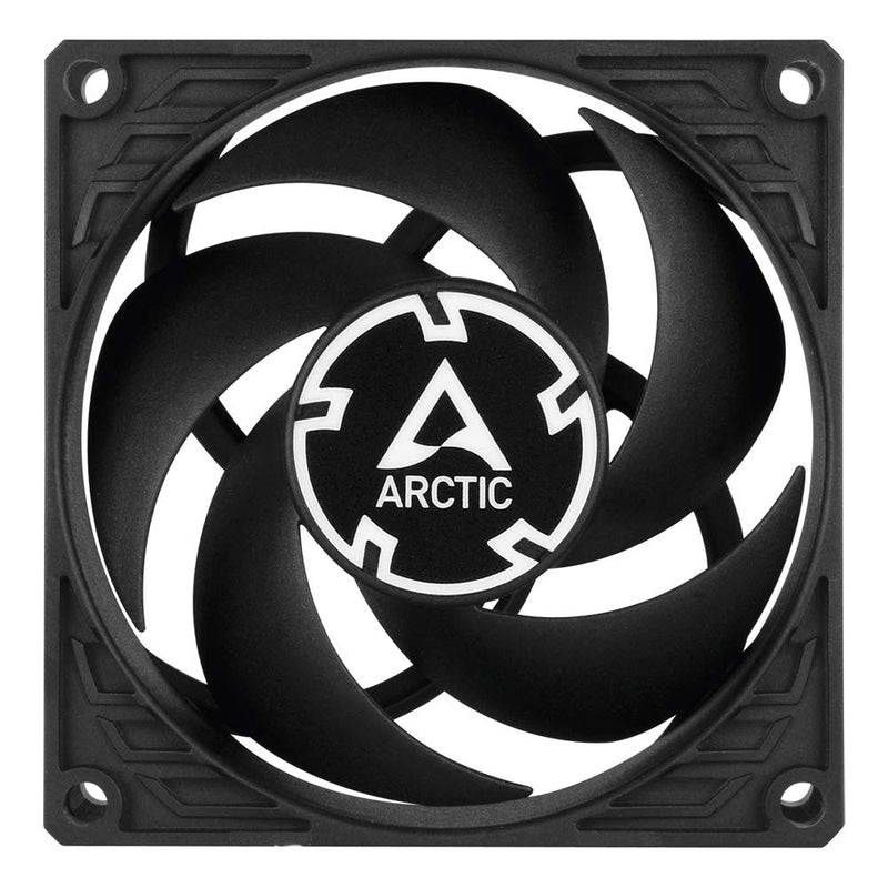 ARCTIC P8 PWM PST (5 Pack) - PC Fans, 80mm Case Fan with PWM Sharing Technology (PST), Pressure-optimised, Quiet Motor, Computer, Fan Speed: 200–3000 RPM - Black