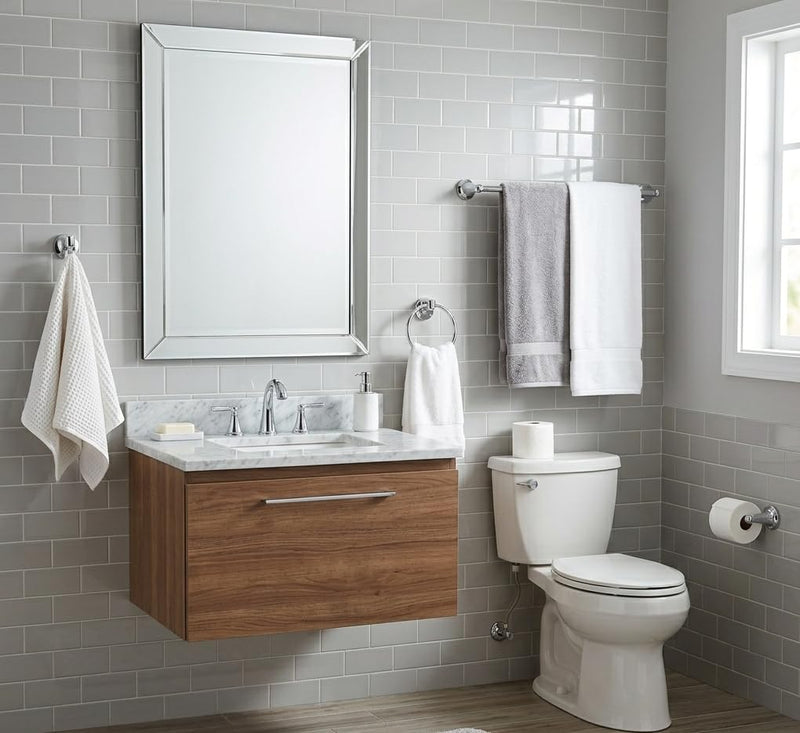 Formosa Design Hardware 4-Piece Bathroom Accessories Set (Polished Chrome) | A Complete set Strong and Reliable Polished Chrome
