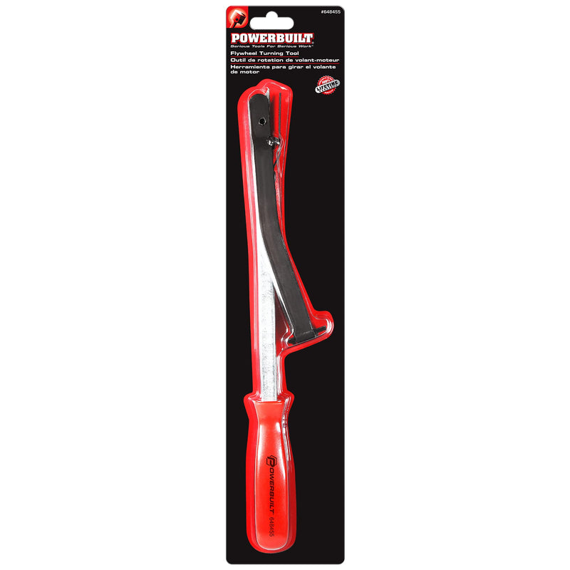 Powerbuilt Alltrade 648455 Flywheel Turning Tool, Red