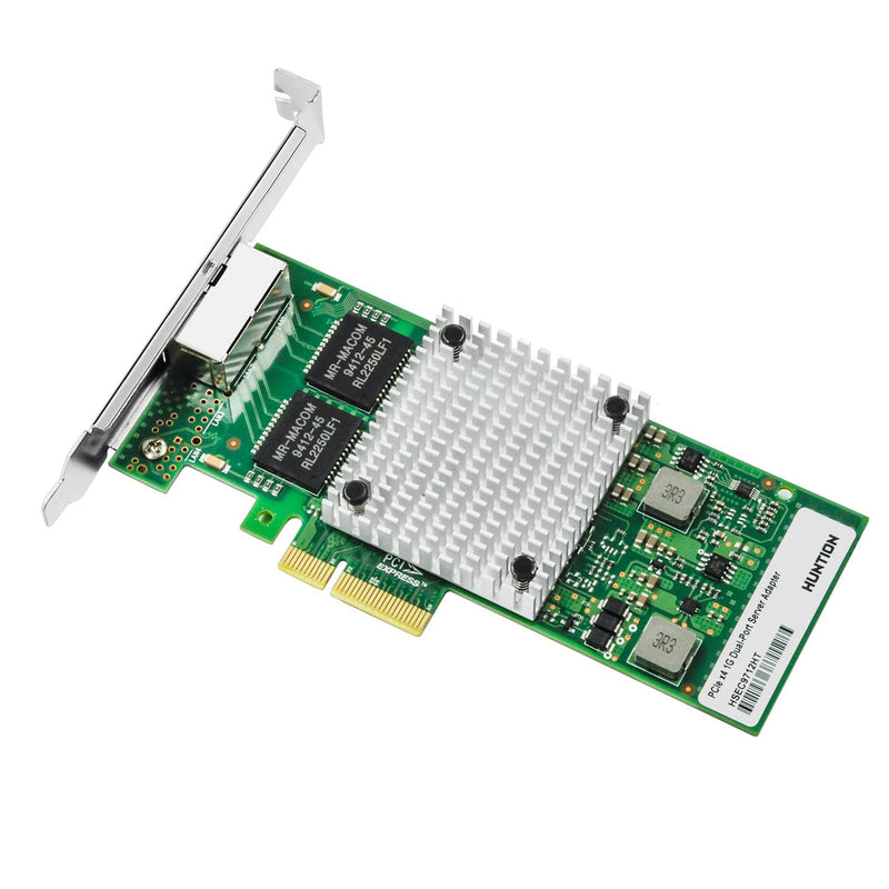 Gigabit Network Card,Dual-Ports RJ45 Copper Ethernet Adapter,with Intel I350-T2 Chip,PCI-Express v2.1 X4 NIC Support Windows/Windows Server/Linux/VMware,Compare to Intel I350-AM2 Intel I350 (2x RJ45)