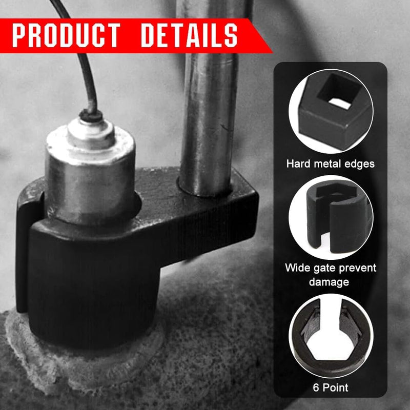 Universal Oxygen Sensor Sockets (2pcs), 3/8 in. Drive, 7/8 in. (22 mm), Offset Wrench Removal Tool