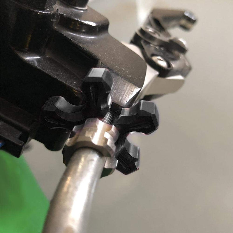 Clutch Adjustment Cable, Qiilu Motorcycle Clutch Screw,Universal CNC Aluminum Alloy Clutch Wire Adjustment Cable(Black)
