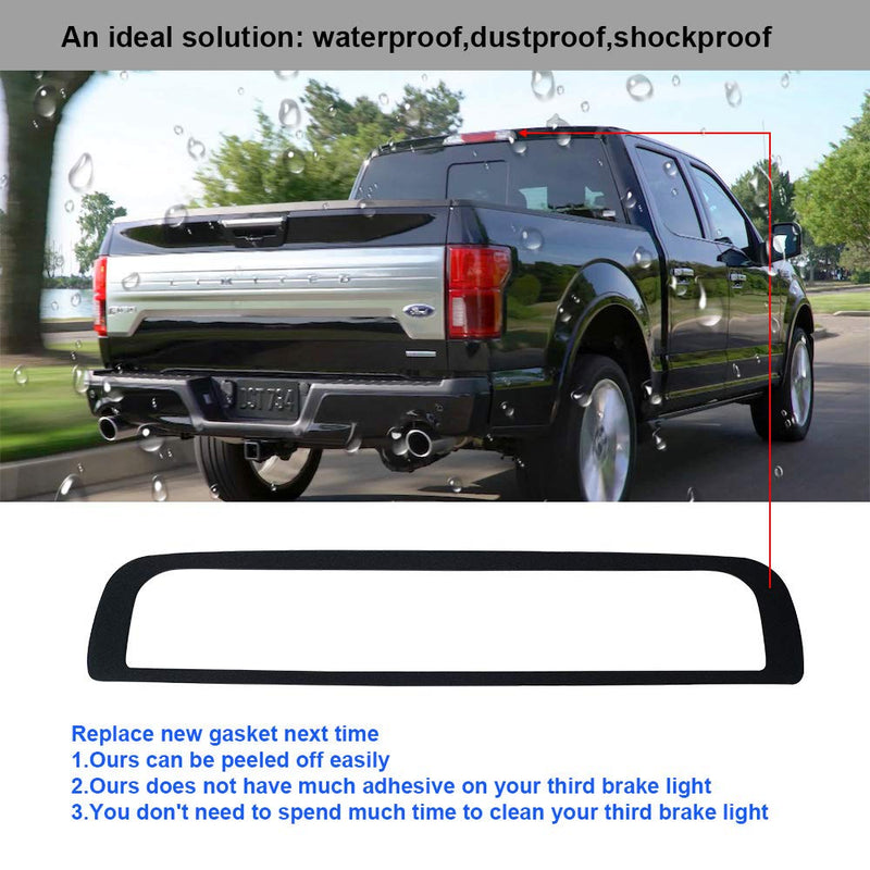  [AUSTRALIA] - 3rd Third Brake Light Seal Gasket Compatible with Chevy Silverado GMC Sierra 1500 2500 3500 2014 2015 2016 2018 2014 to 2018