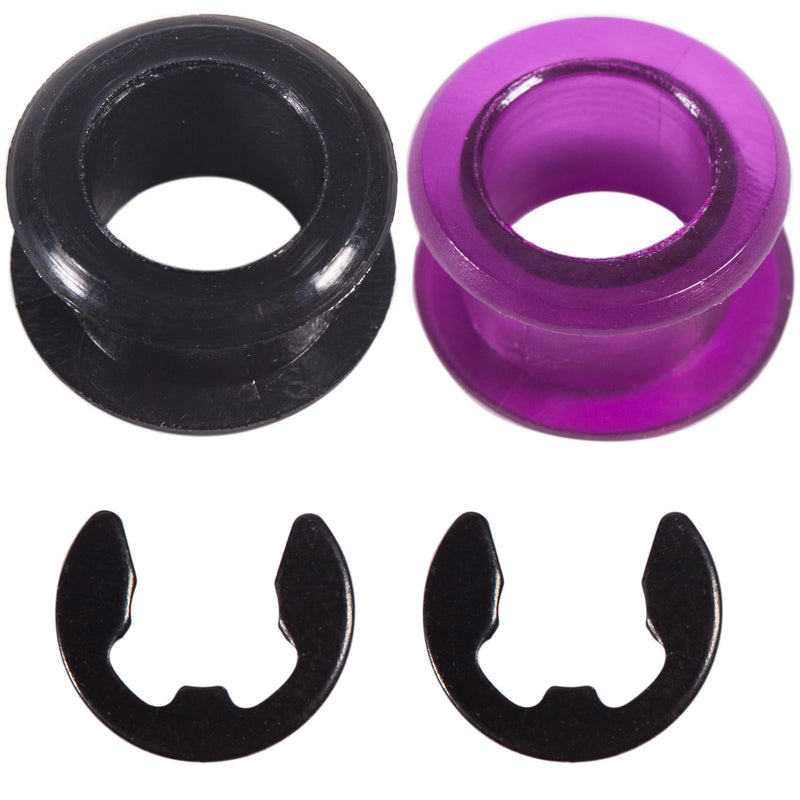 33820-02370 33835-08010 Automatic Transmission Gear Shift Cable Bushing Repair Kit 2Pack&2Clips for Toyota Corolla Matrix 1.8L 2003 2004 2005 2006 2007 2008 03 04 05 06 07 08 Purperl +Black