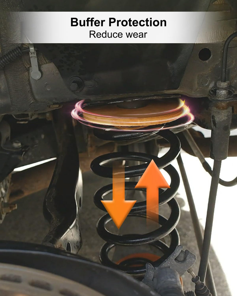 13330714 5.31" Rear Suspension Bump Stop Fit for Chevrolet Impala Cruze Malibu Trax Buick Encore LaCrosse Regal Verano, Strut Bumper Bump Stop Rubber Coil Spring Insulator, 2 Pack