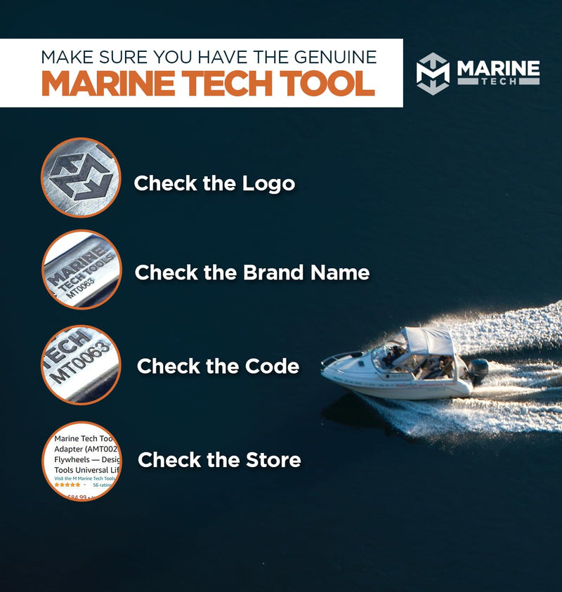Marine Tech Tools Alpha 1 Drive Shaft Adapter 91-56775T, Fits MC-I, R-MR, Alpha One/Gen II Drive Units & Outboards, Driveshaft Nut Tool, Outdrive Boating Tools