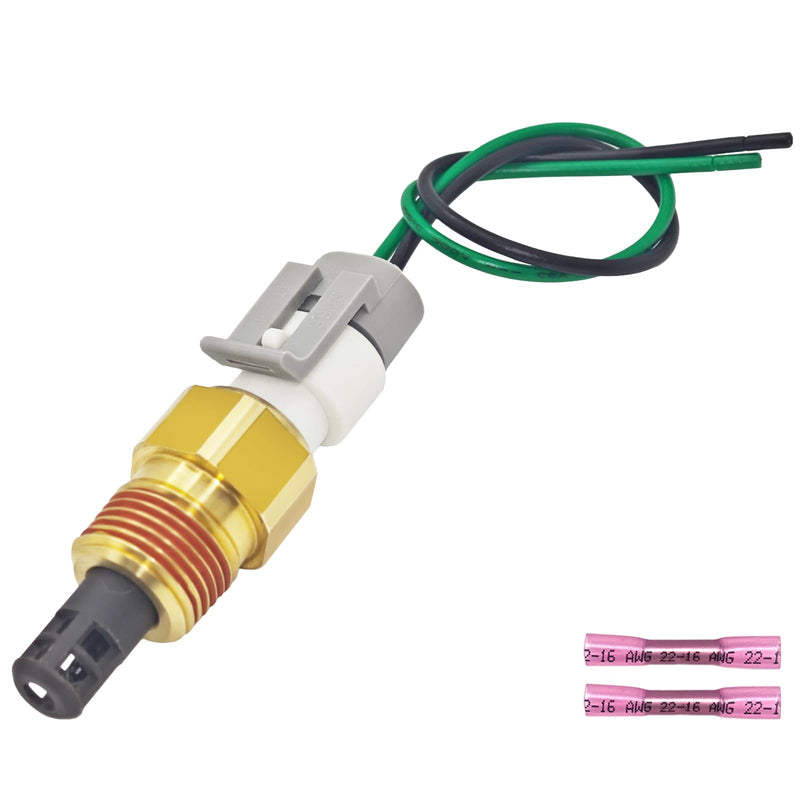 25036751 Intake Air Temperature Sensor Kit w/Pigtail Harness - Fits for GM, Buick, Cadillac, Chevrolet, GMC, Oldsmobile, Pontiac (1985-2009 Models) - Replaces 25036751, 25037225, 25037334