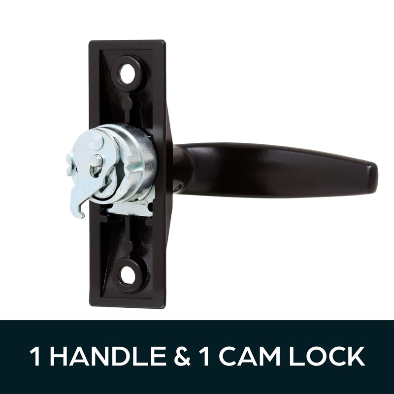 SUMMIT DOORWARE Adams Rite Style Door Handle | Deadlatch Lever Handle for Storefront Doors | Premium Security and Durability | Duronotic Finish (Left Hand) Left Hand