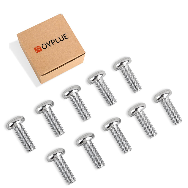FOVPLUE Front Brake Disc/Rotor Hardware Kit,5/16-18 x 7/8 in.Screws/Bolts for 1990-2024 Harley models,for Sportster Softail Dyna Touring Road Glide Road King Street Electra Glide,Chrome,10 Bolts