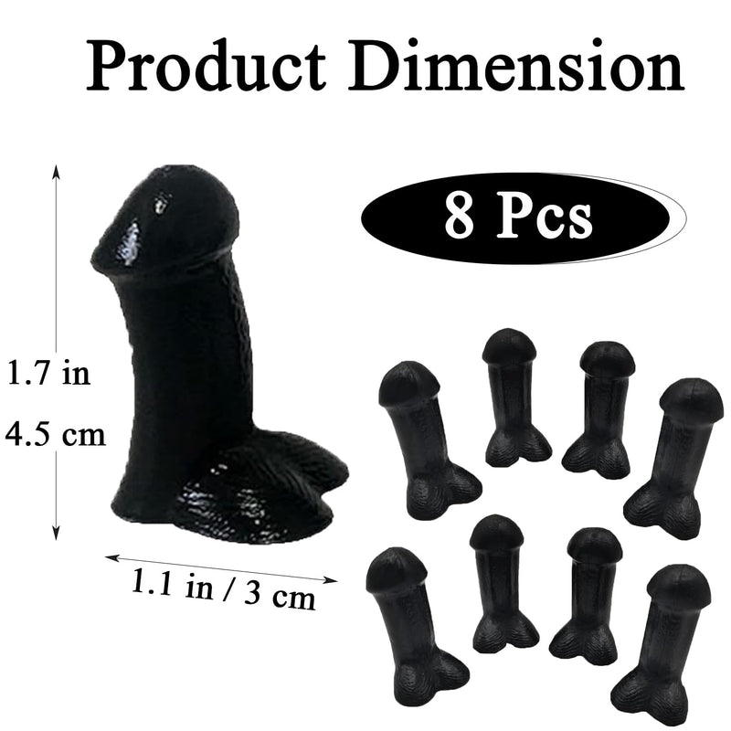 8 Pcs Prank Tire Valve Stem Caps, Tire Air Caps Wheel Accessories Universal for Cars,Trucks,Motorcycles,SUV (Black) black 8 pcs