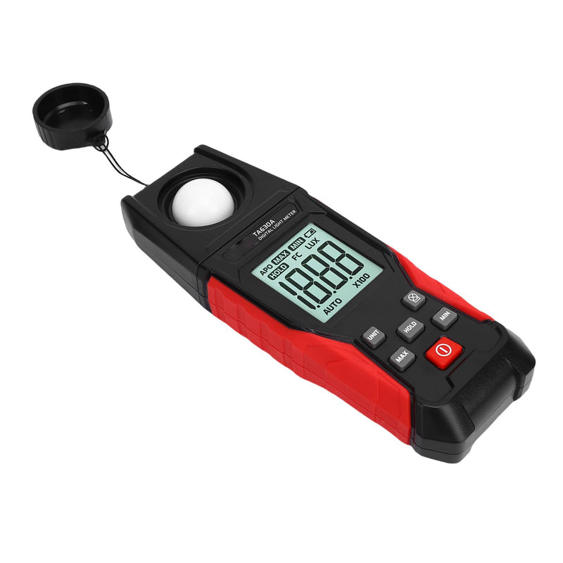 Generic Digital Illuminance Meter Light Meter Luxmeter 0.1 to 200000 Range with Rotatable Sensor and LCD for Plants Photography LED Lights Indoor Outdoor