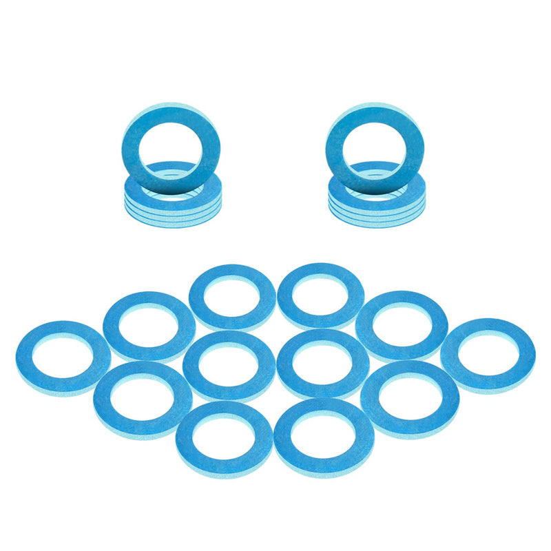 20 Pcs Drain Screw Gasket Marine Lower Unit Seal Compatible with Most Non-Japanese Mercury/Mariner Outboards and All Mercruiser