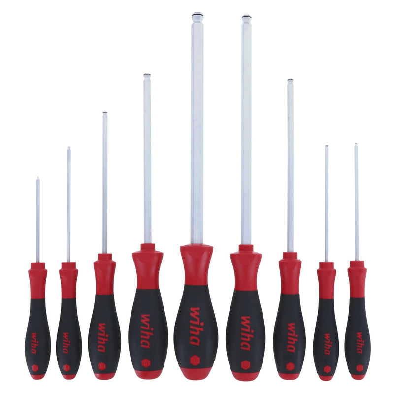 Wiha 36790 9-Piece Metric MagicRing Ball End Hex Driver