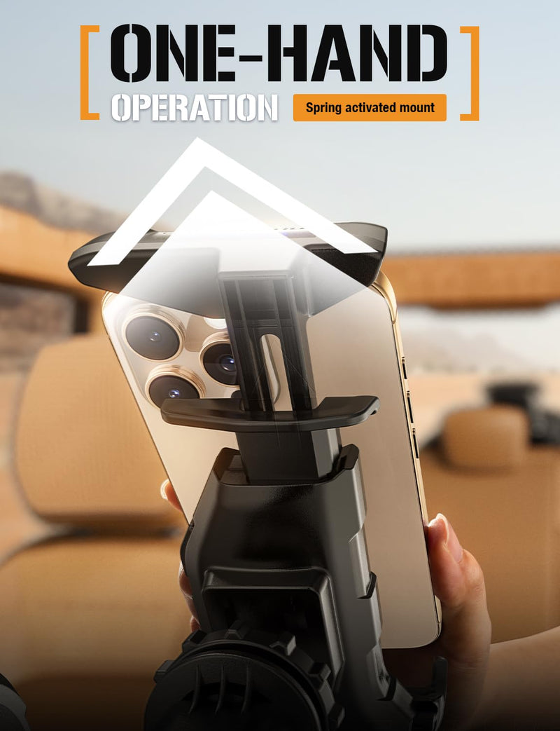 Heavy Duty Tablet Mount for Truck, Dash & Windshield Suction | Vibration-free mount securely holds tablets, GPS, and smartphones up to 12.1 inches