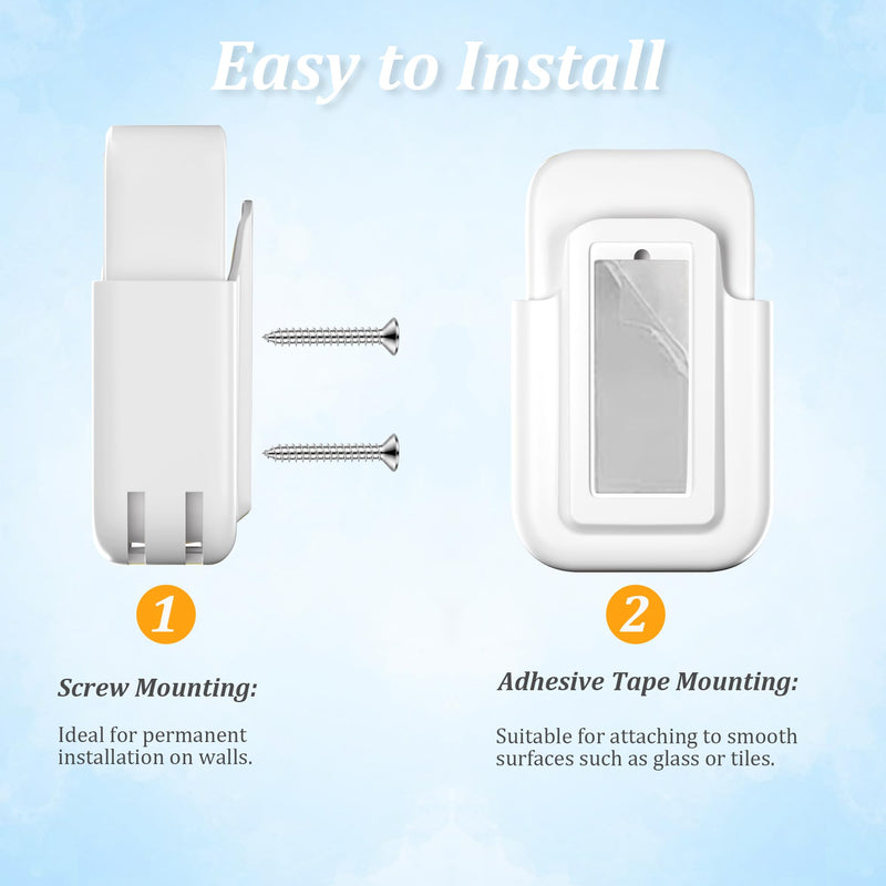 Timer for Kids Brushing: 2 Minutes Teeth Brush 20 Seconds Hand Washing 5 Min Toilet 15 Min Shower, Time Management Tool for Children - 2pcs White 2white
