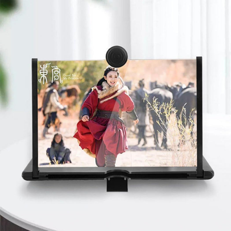 1Pc 3D HD Screen Expanders for Movies Videos Gaming Screen Magnifier with Adjustable Angle Design Amplifier Desktop Magnifying for Seniors Reading