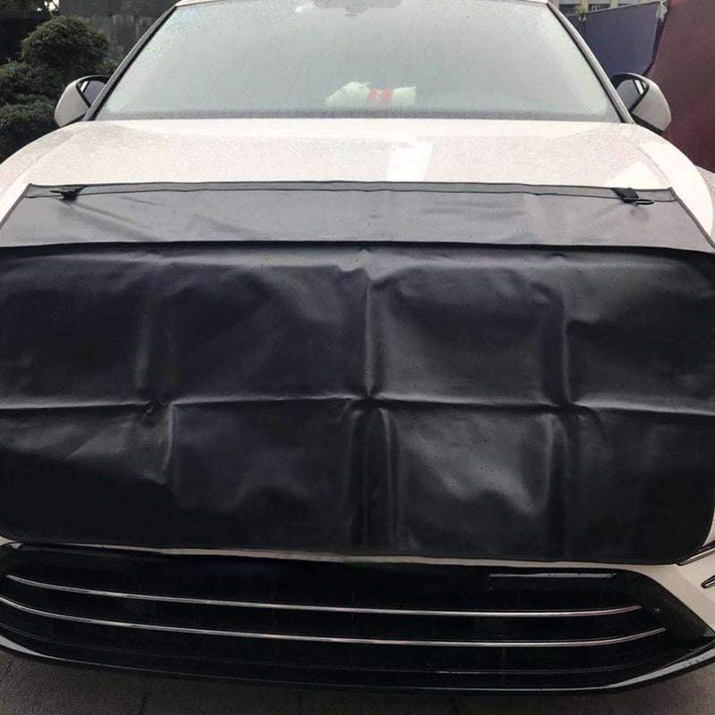 Magnetic Fender Cover, Magnetic Mat Pad for Mechanics, Automotive Mechanic Work Mat for Repair PU Leather Protective Car Mat