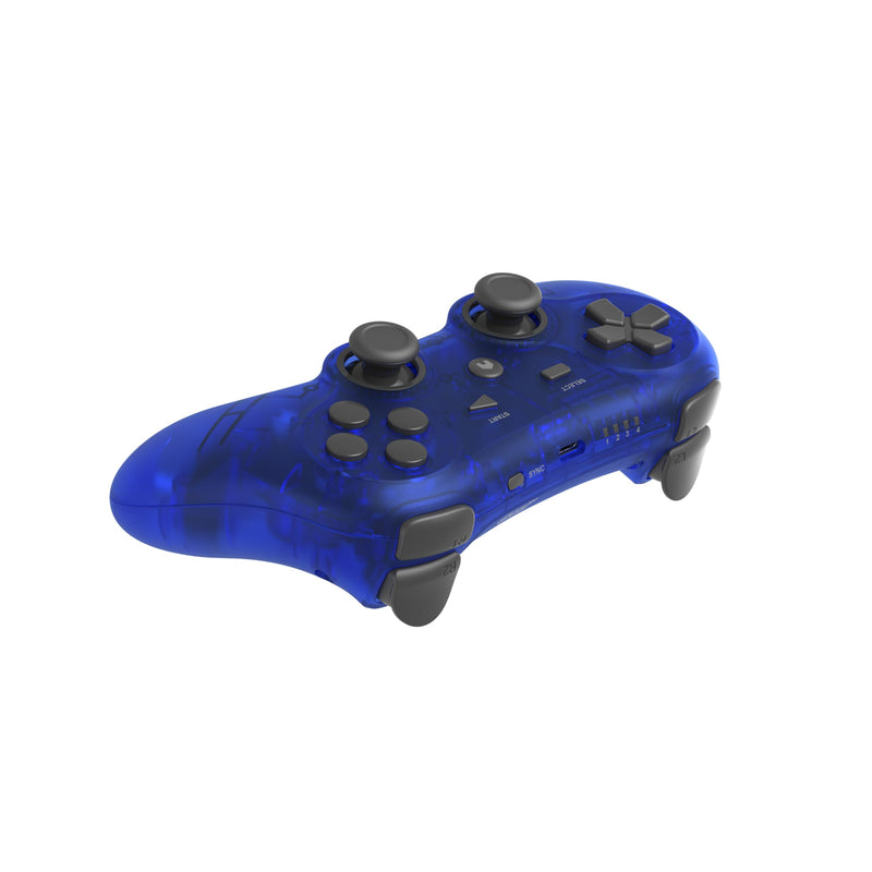 Retro Fighters Defender Pro Wireless Controller for PS1, PS2, PS3, Switch, & PC | 2.4GHz & Bluetooth (Ocean Blue) Ocean Blue