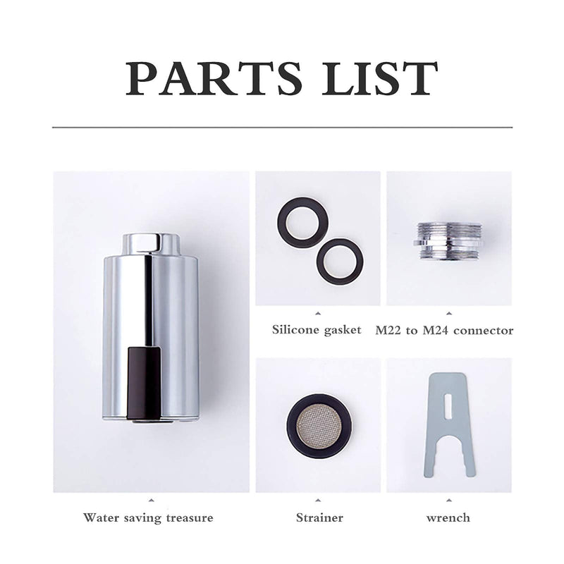 Touchless Faucet Adapter, Touchless Bathroom Faucet with Automatic Sensor, M22 M24 Tap Nozzle