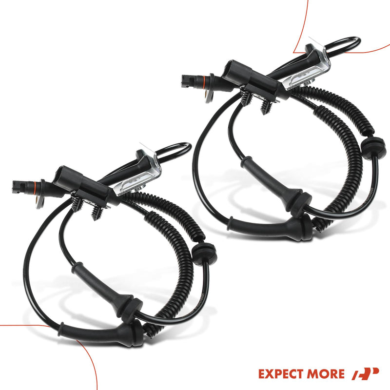 A-Premium ABS Wheel Speed Sensor Compatible with Chrysler, Dodge & Volkswagen Models - Town & Country/Grand Carava 2008-2011, Routan 2009-2011 - Front Driver and Passenger Side, Replace# 4721561AC Pack of 2