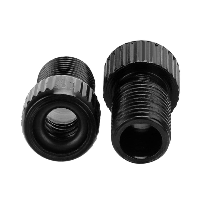 4pcs Presta to Schrader Bike Valve Adaptor, Aluminum Alloy Adapter Converter Bicycle Valve 4 Pcs