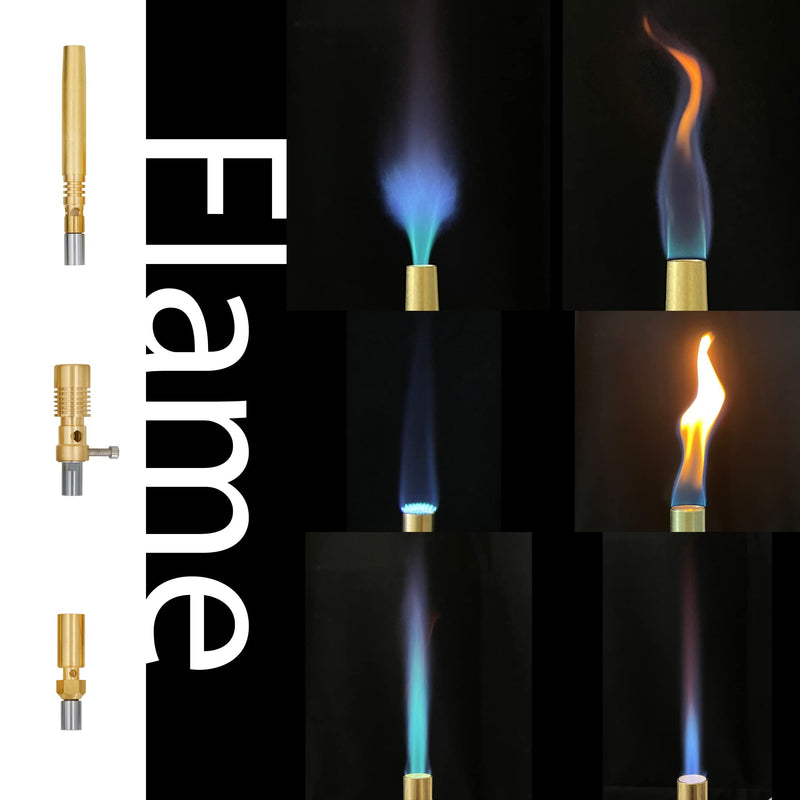 3 Tips Universal Propane Bunsen Burners for Lab, Jewelry, Glass Blowing, Welding
