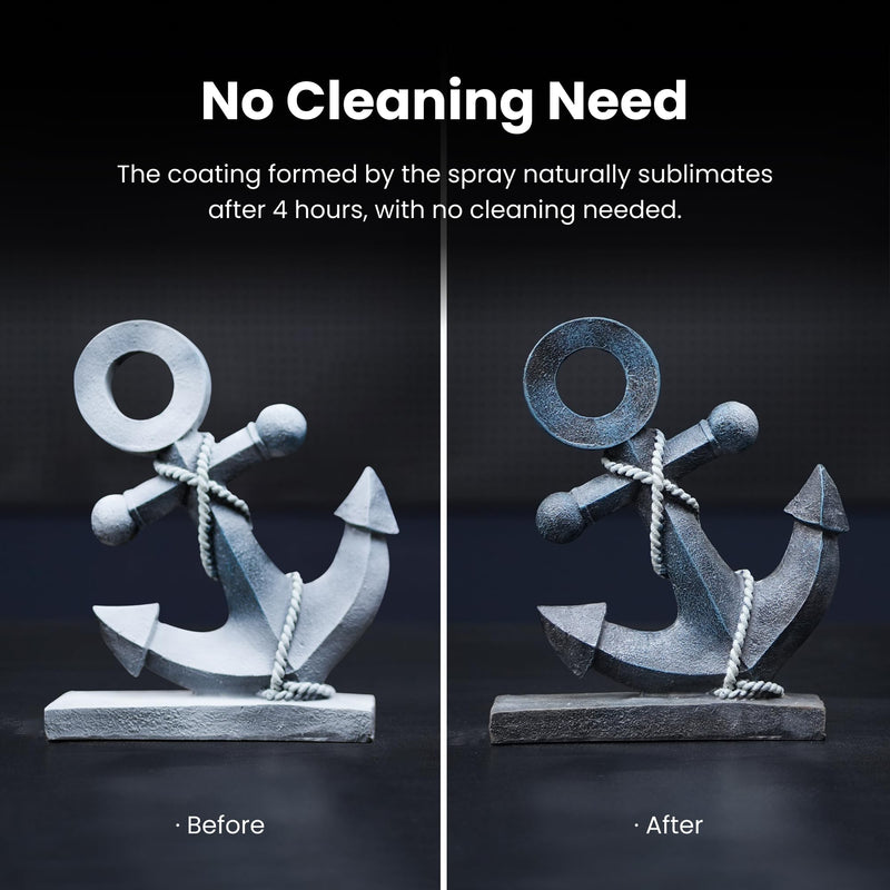 Revopoint 3D Scanning Spray for 3D Scanners, No Cleaning Needed, for Transparent, Reflective or Highly Textured Surfaces Objects, 500ml, AB6 White
