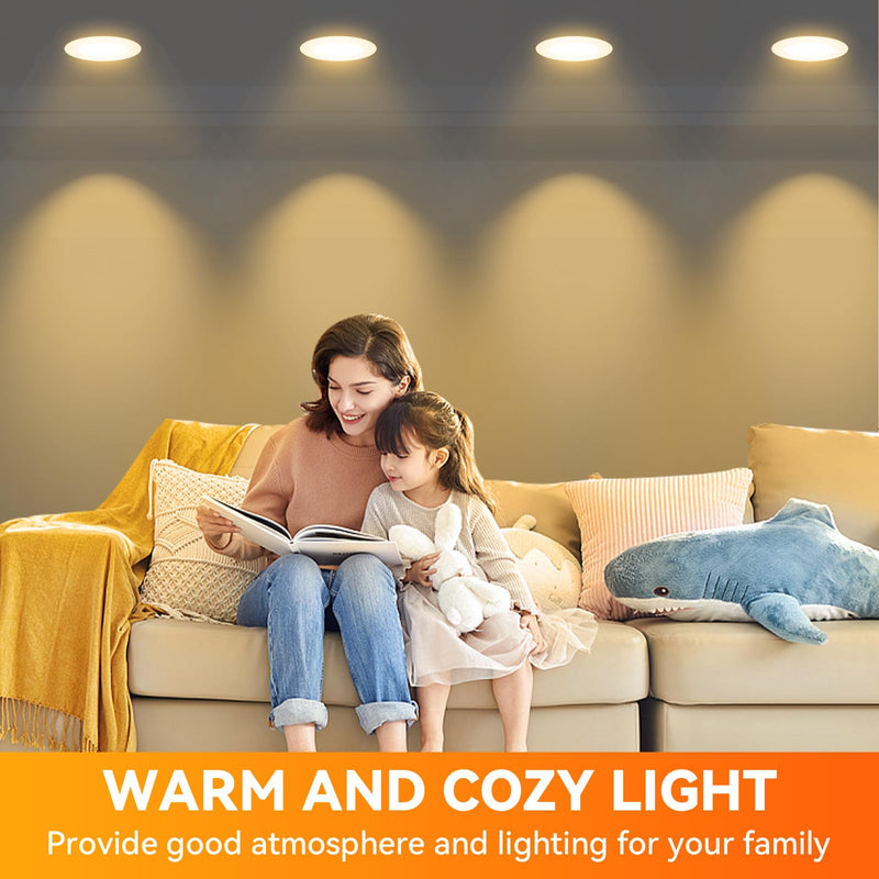 TJOY 12 Pack BR30 Flood Light Bulb Indoor, 65W Equivalent Dimmable Led Recessed Lights Bulb, 2700K Soft Warm White, E26 Base Bulbs for Kitchen Ceiling, Recessed Can, Replacement Incandescent, 9W,800LM 2700k Soft White