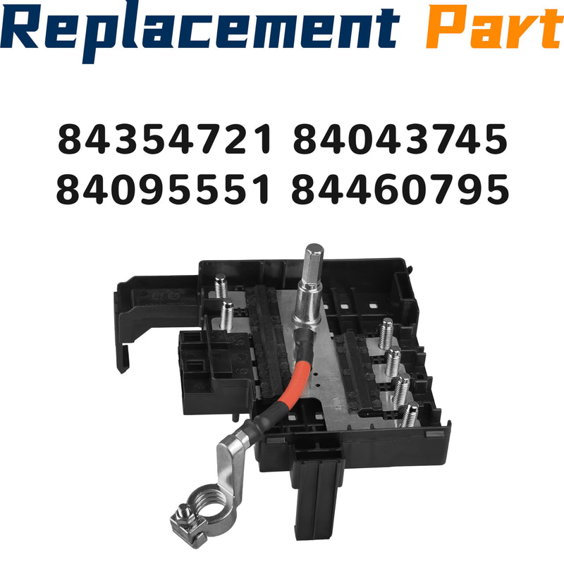 Battery Distribution Fuse Block Compatible with Chevy Chevrolet Silverado 2017 2018 2019 GMC Sierra 1500 2500 3500 HD 3500HD Replace 84354721 84043745 84095551 84460795