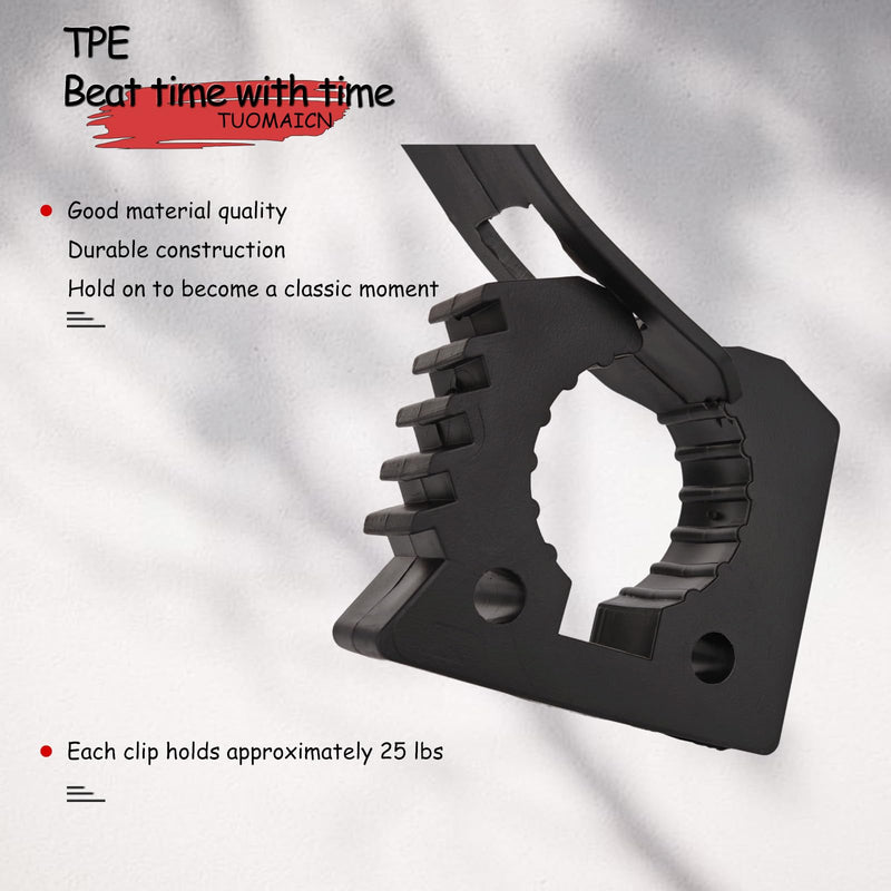 Quick-Release Rubber Clamp,Rubber Mount Clamps from 1'' to 1-1/3'' in Diameter Tools,Used by vehicle on Off-road vehicles, UTVs, ATVs (8pcs) 1''to1-1/3(8p)