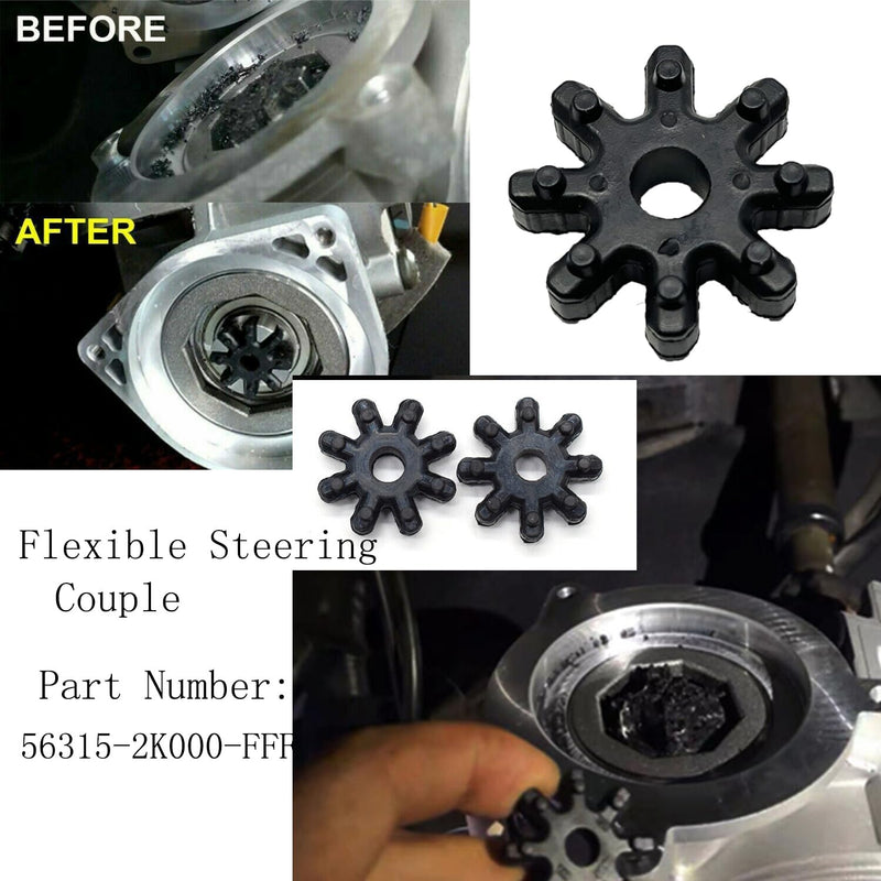 8 Pcs Flexible Steering Couple 56315-2K000FFF Compatible with Hyundai Sonata Elantra Santa Fe Azera Veloster for Kia Soul Optima Forte Cadenza