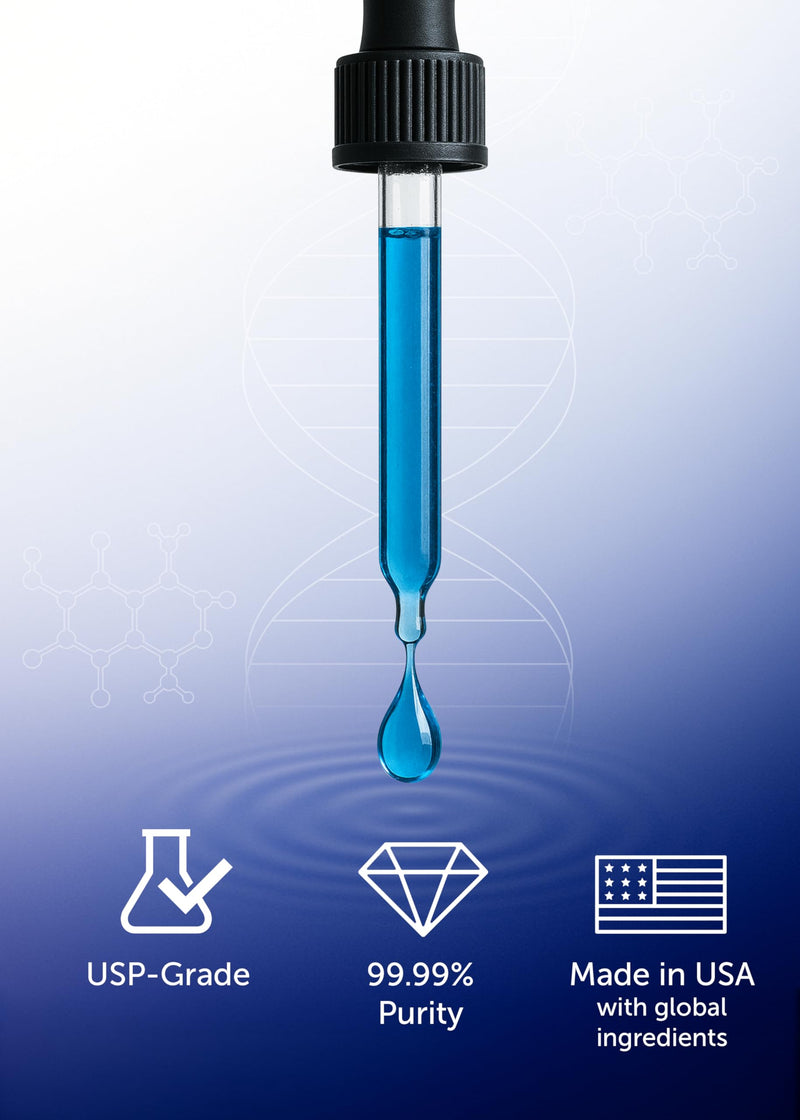 Lunakai USA Made Methylene Blue Pharmaceutical Grade – 99.99% Pure USP Grade 1% Methylene Blue Drops 1.69 Fl Oz (Pack of 1)