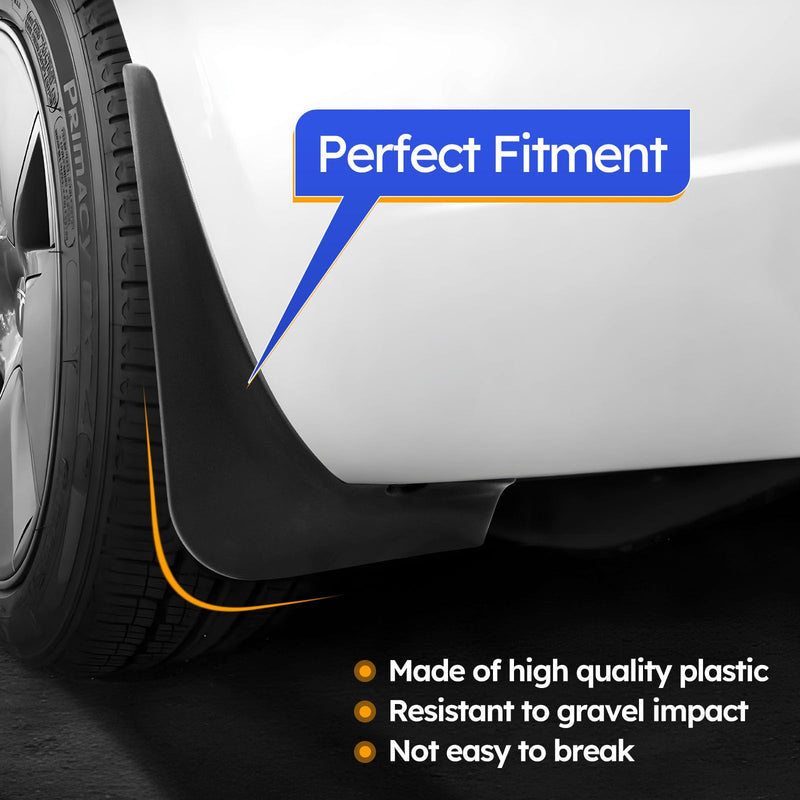 Mud Flaps Mud Splash Guard for 2016 2017 2018 2019 2020 2021 2022 2023 Tesla Model 3 No Drilling Required (Set of 4) 2016-2023 Tesla Model 3