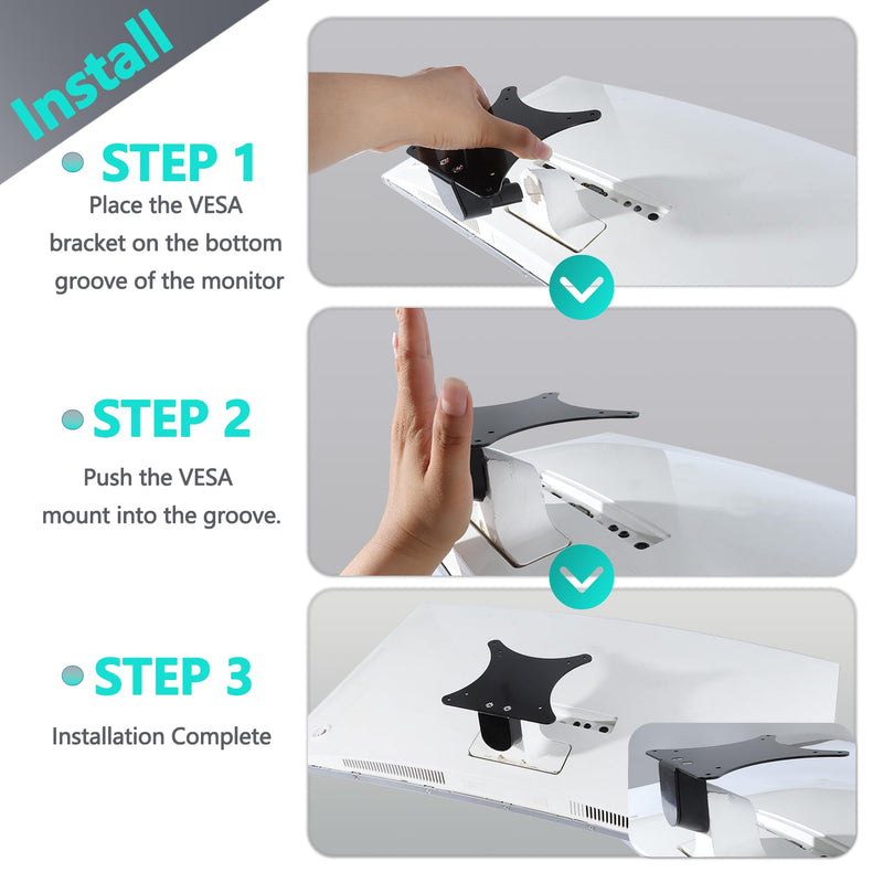 CF591 (LC27F591FDNXZA) VESA Mount Compatible with Samsung Monitor | CF591 Wall Mount for C27F591FDN LC27F591FDNXZA Curved LED Monitor