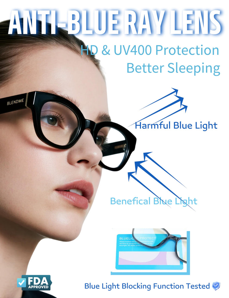 Stylish Oval Frame Blue light Glasses with UV & Anti Eyestrain, Anti-Glare for Women Roswell Cherry Red