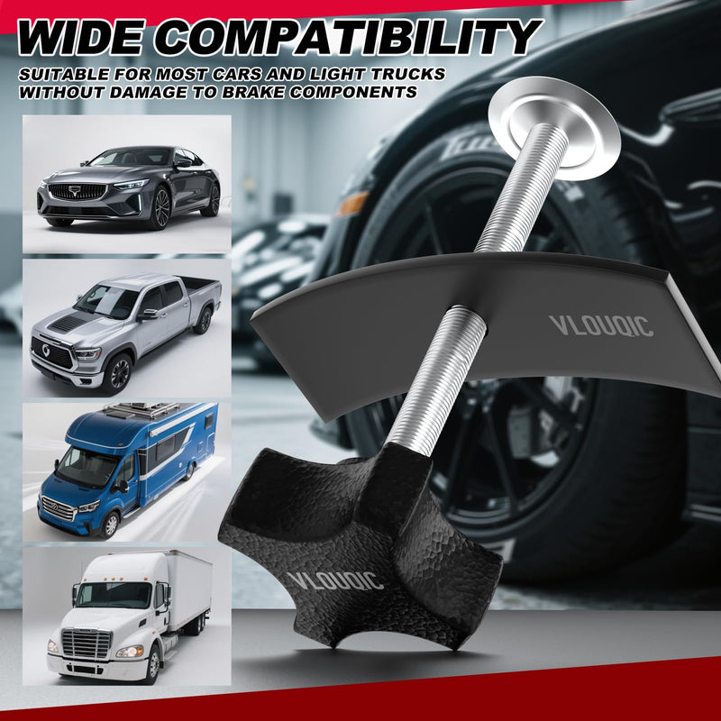 Brake Caliper Compression Tool, Heavy Duty Brake Pad Spreader Tool, caliper piston compressor tool for Compressing Inner Pad, Disc Brake Pad Spreader Tool Suitable for Most Cars and Light Trucks