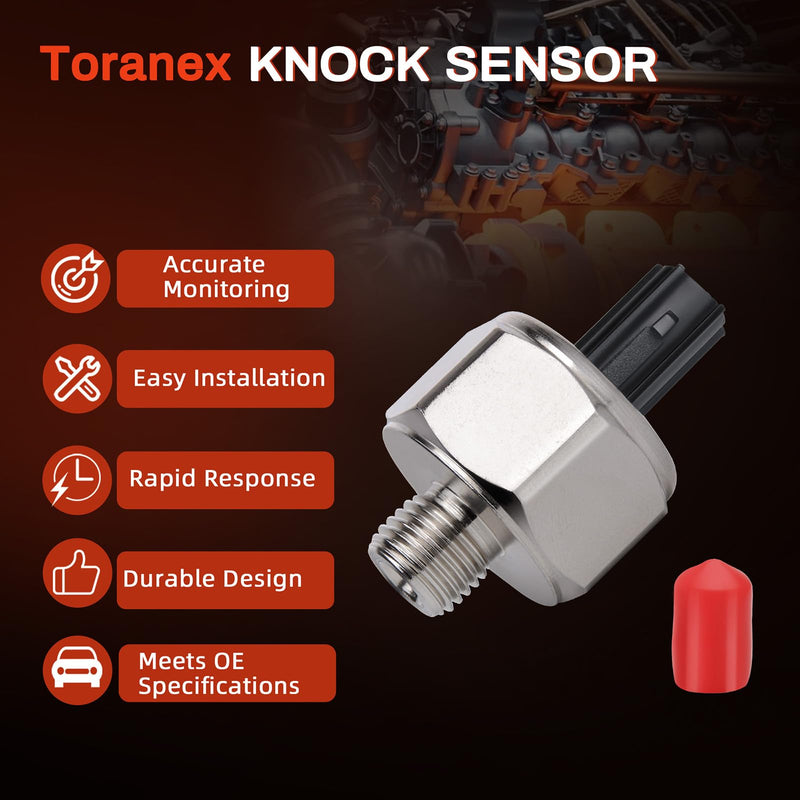 Knock Sensor 30530-PPL-A01 30530PPLA01 30530-PNA-003 KS197 SU6143 5S2320 1580917 Fit for Acura for Honda Accord Civic CR-V RDX RSX TSX Element 2002-2012 Car Replacement Detonation Sensors