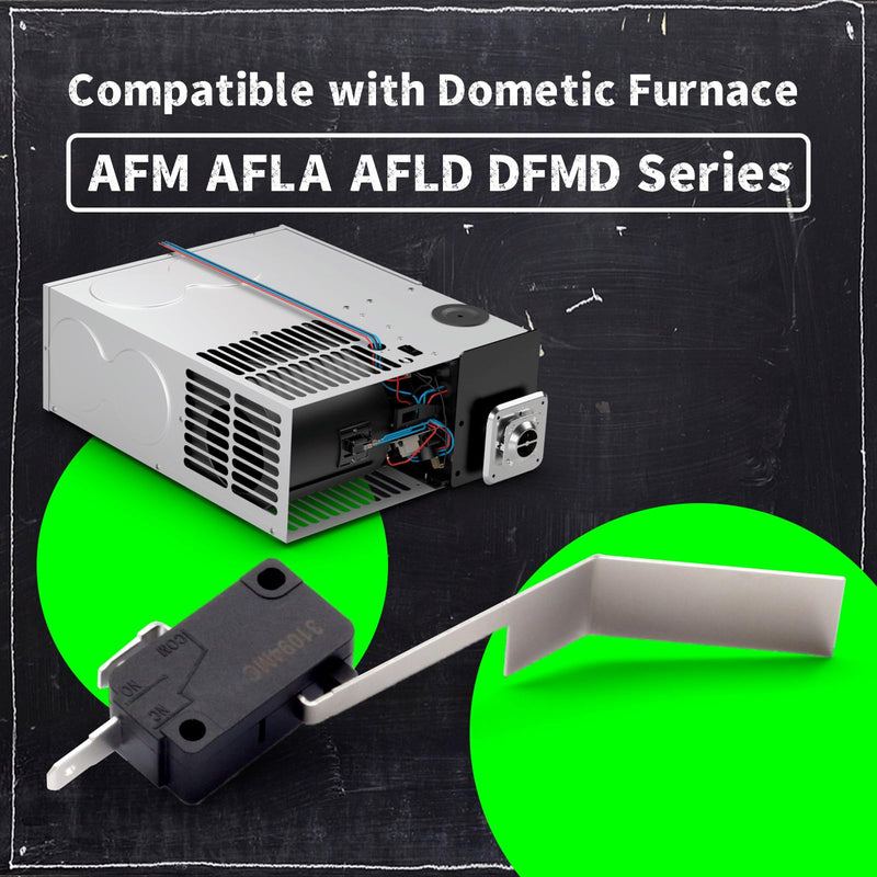 31094 RV Furnace Sail Switch Replacement for Dometic Furnace AFM AFLA AFLD DFMD Series, 2 Pack RV Camper Furnaces Low Air Flow Sail Switch 125/250VAC