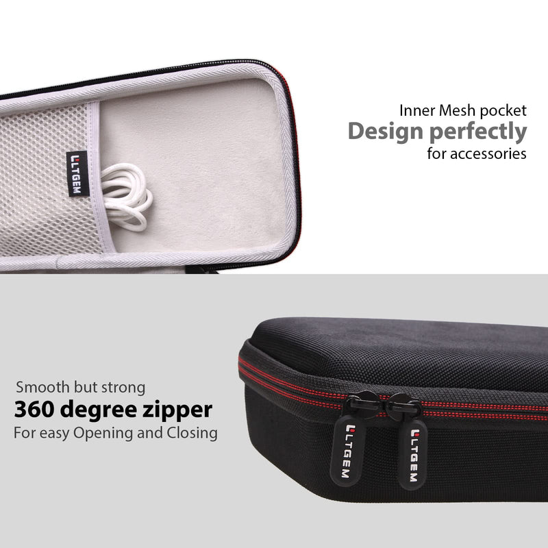 LTGEM EVA Hard Case for Canon imageFORMULA R10 Portable Document Scanner - Protective Carrying Storage Bag