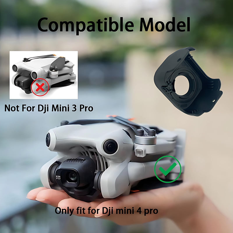 OEM Camera Front Shell Replacement for DJI Mini 3 Drone Camera Lens Protector Cap Repair Parts Gimbal Camera Lens Frame Lid Cover Spare Parts Suitable for DJI Mini 3(No Glass)