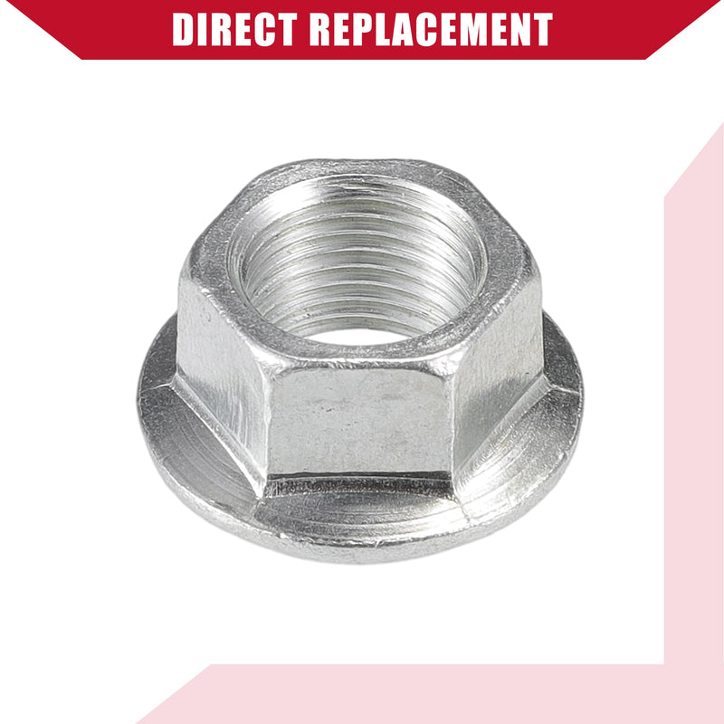 90305PAAA01 90305P0G003 Power Steering Pump Pulley Nut for Honda Accord 1995-2012 for Honda Civic 1996-2011 / Inner/Durable Metal/ 1 Pcs Silver Tone